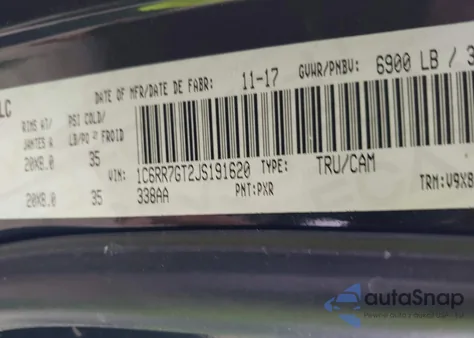 2018 Ram 1500 Slt from USA, damaged, VIN 1C6RR7GT2JS191620